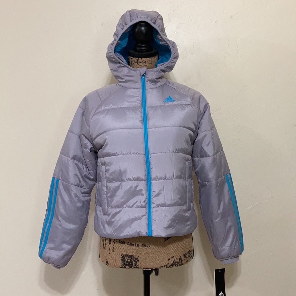 NWT Girls Adidas Insulated Jacket, Size L (14)